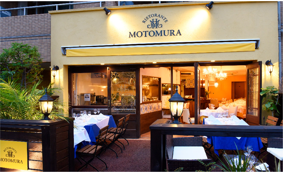リストランテモトムラ RISTORANTE MOTOMURAのテラス席